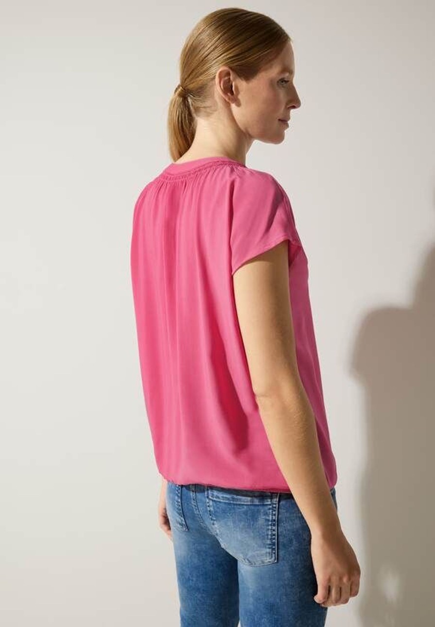 Dames Street One | Street One Shirt Blouse Berry Rose 344065 14647