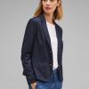 Dames Street One | Street One Blazer Deep Blue Melange 211998 21238