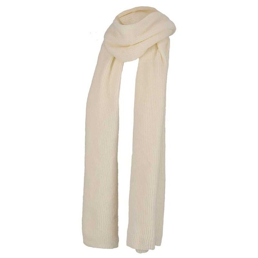 Dames Sarlini | Sarlini Gebreide Sjaal Woolwhite 000430-00043