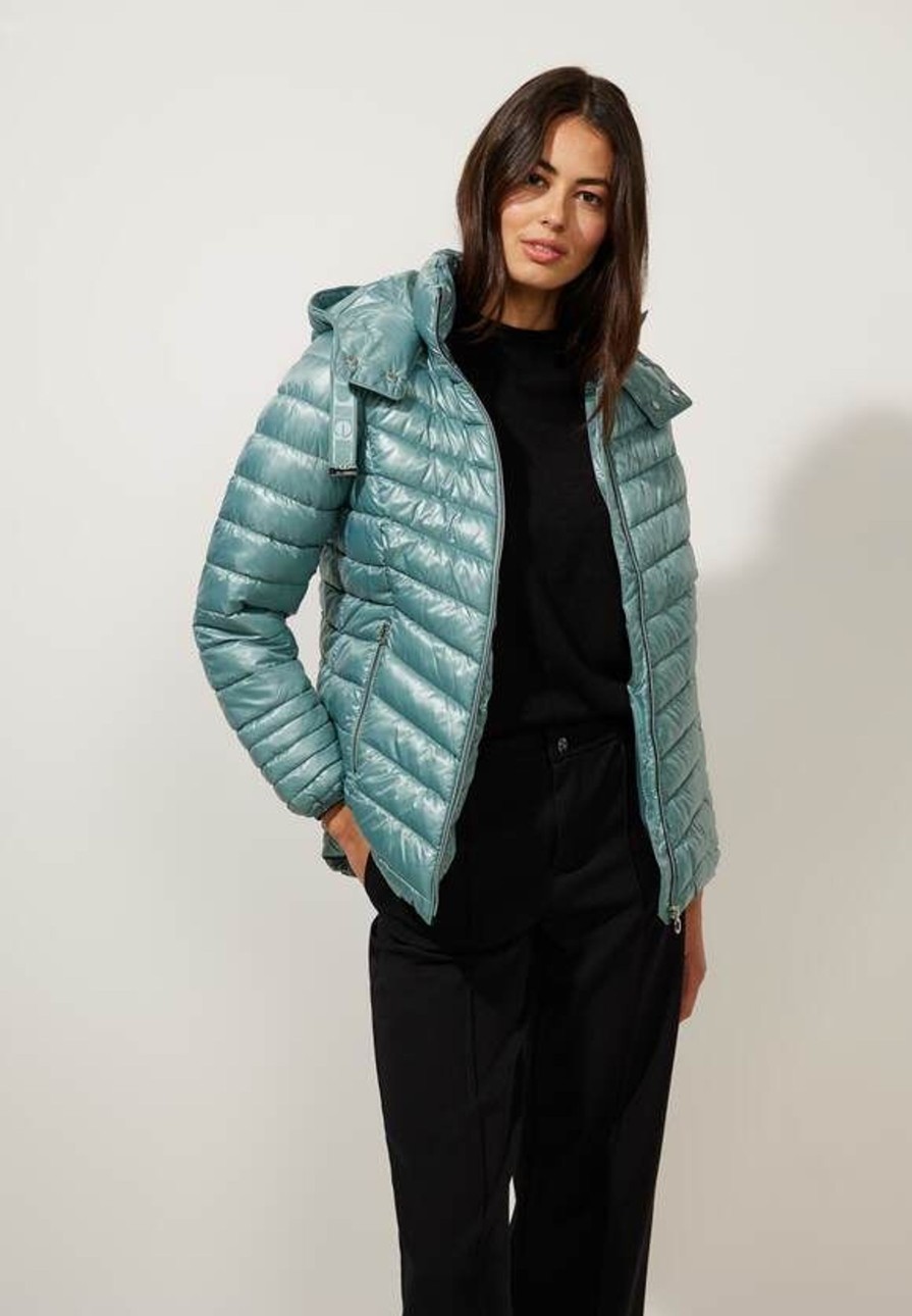 Dames Street One | Street One Gewatteerde Jas Polar Mint 201869 14779