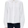 Dames S.Oliver | Qs By S. Oliver Katoenen Blouse Wit 2131404 0200