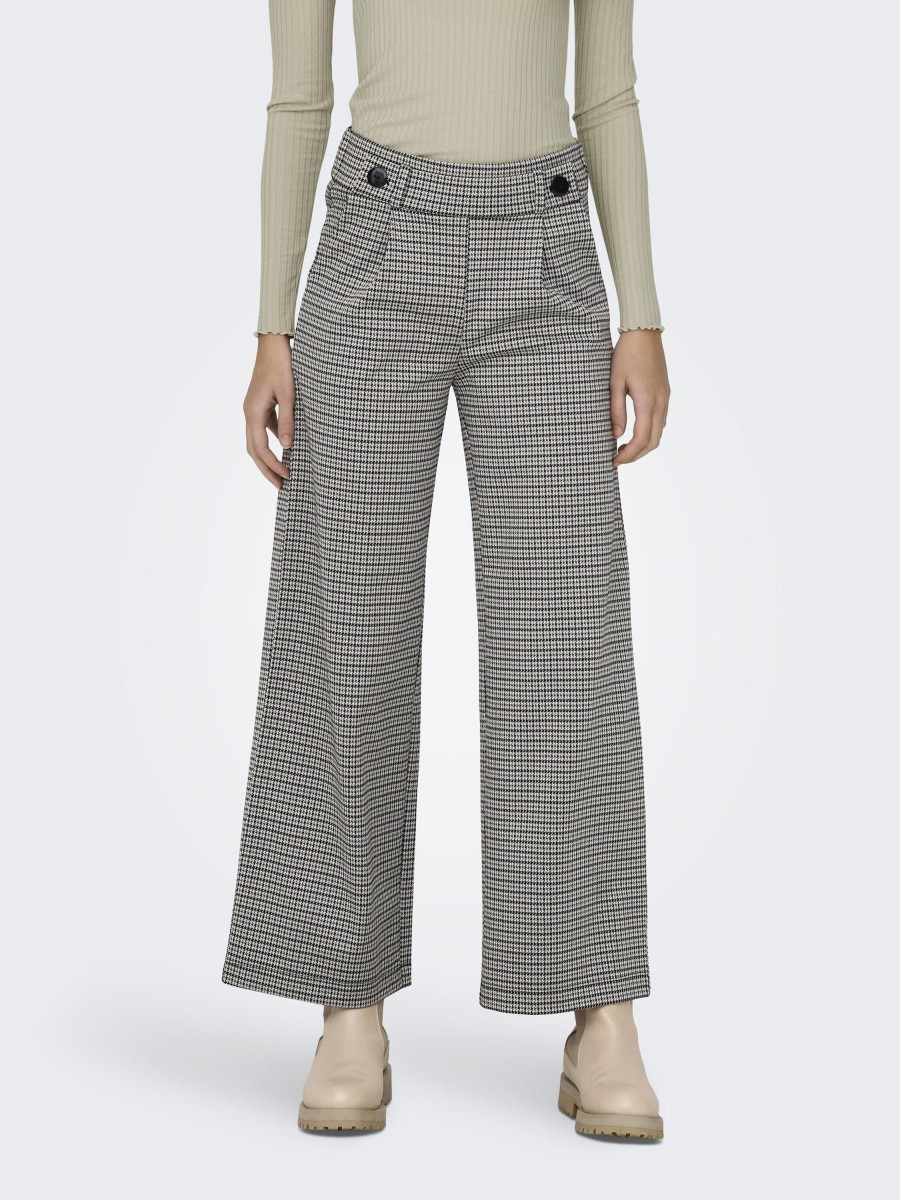 Dames Jacqueline de Yong | Jdy Ruit Broek Cloud Dancer 15242797