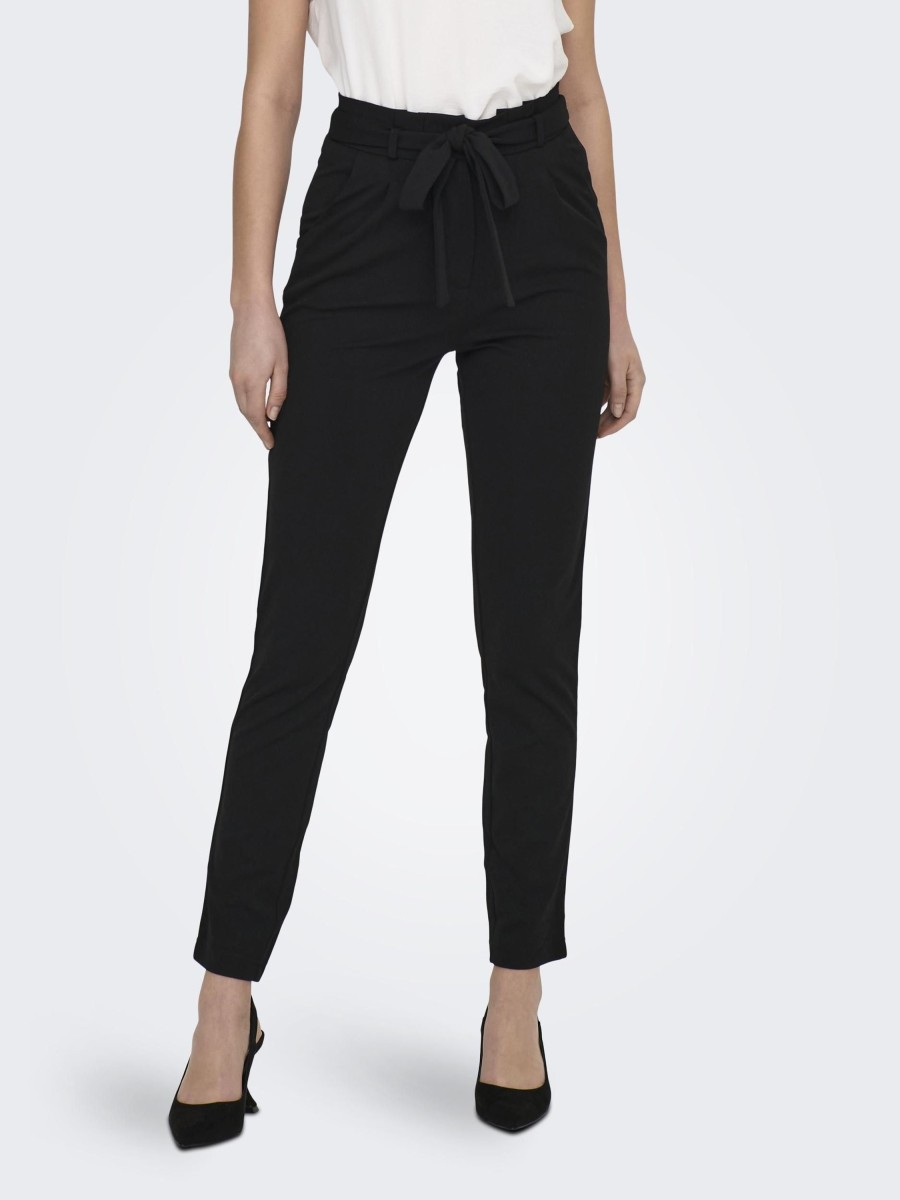 Dames Jacqueline de Yong | Jdy Bandplooi Pantalon Black 15205820