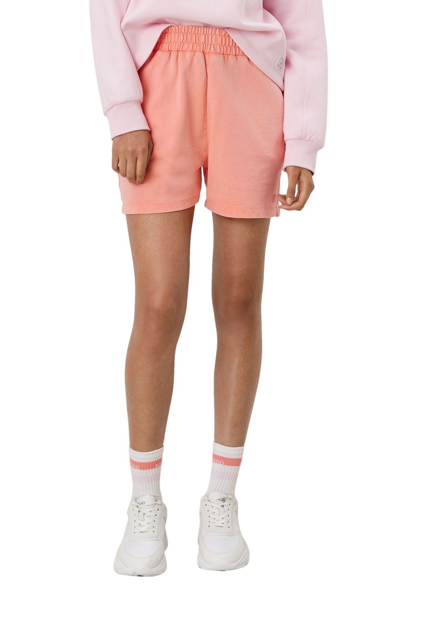 Dames S.Oliver | Qs Sweat Short Light Orange 2113630 2041