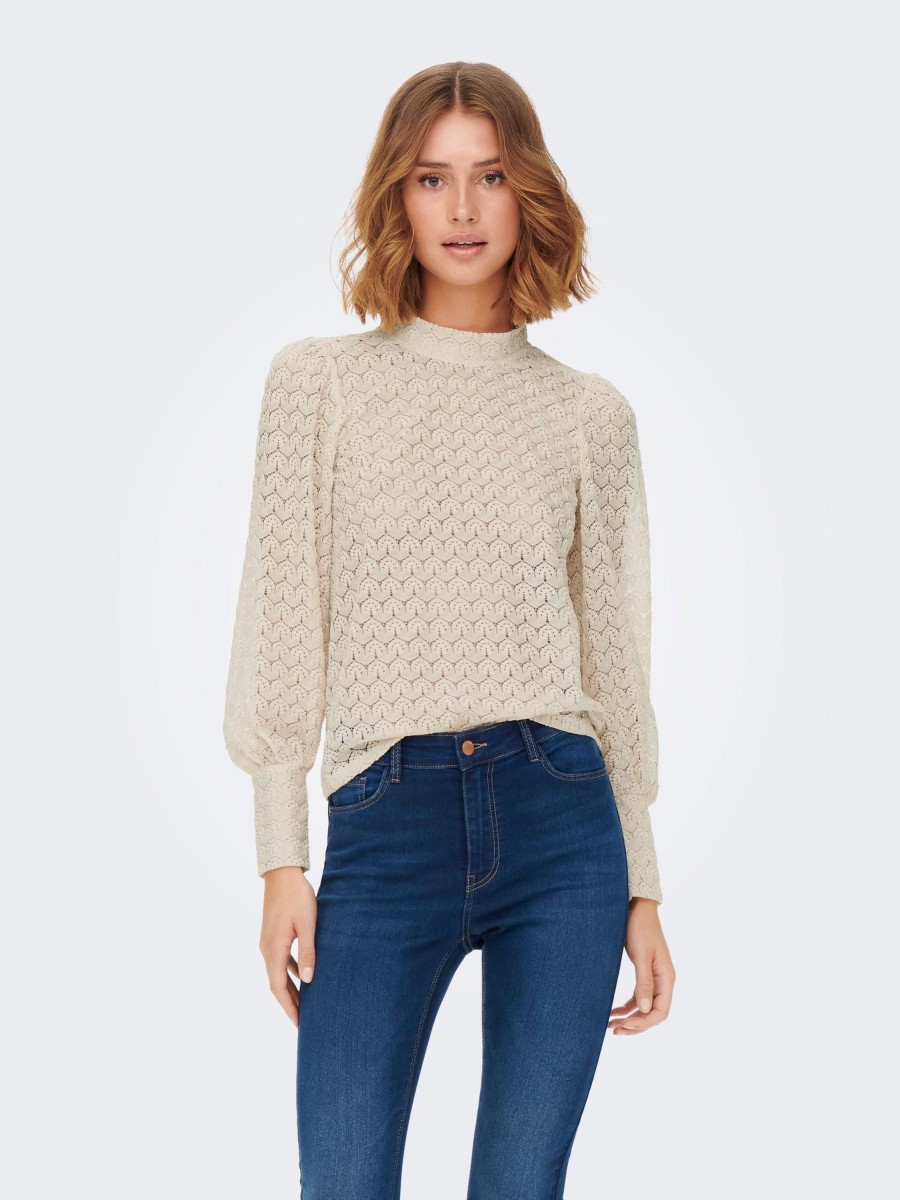 Dames Jacqueline de Yong | Jdy Kanten Blouse Sandshell 15268408