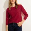 Dames Cecil | Cecil Rib Trui Casual Red 302362 15026