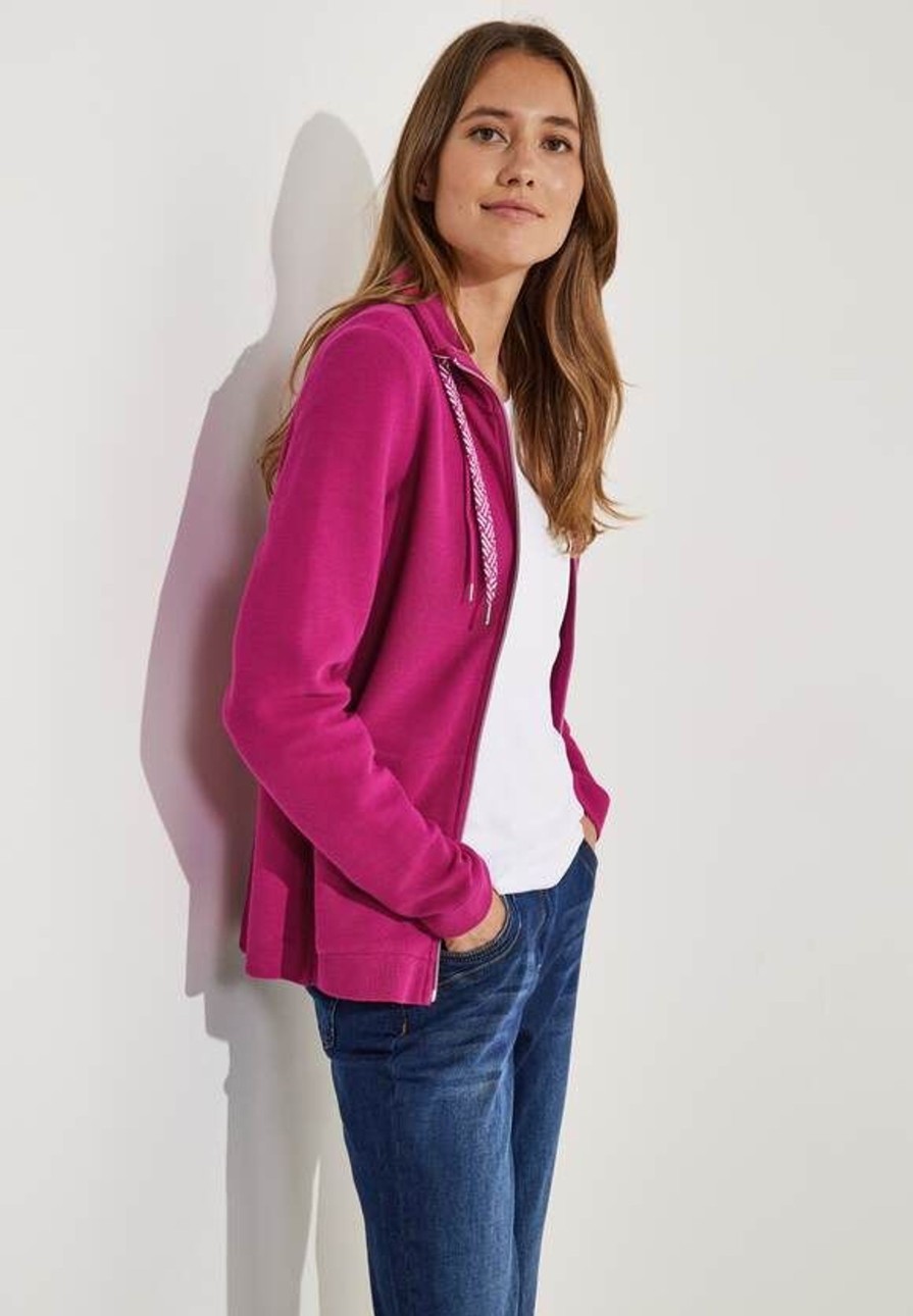 Dames Cecil | Cecil Sweatvest Cool Pink 320234 15095