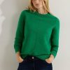 Dames Cecil | Cecil Zachte Brei Trui Bright Green 302374 15279