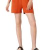 Dames S.Oliver | Qs Sweat Short Dark Orange 2114755