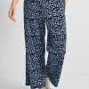Dames Cecil | Cecil Wijde Print Broek Deep Blue 376381 30128