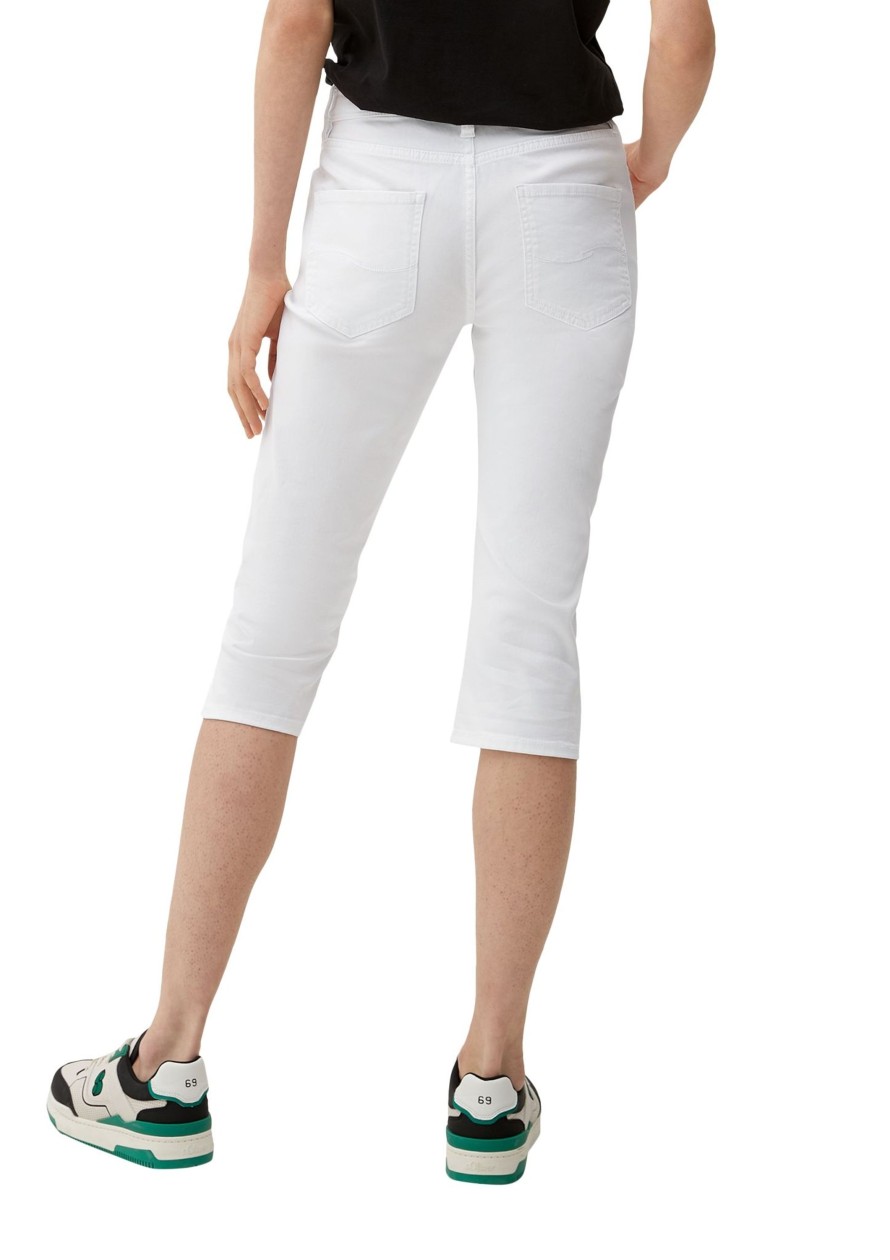 Dames S.Oliver | Qs 3/4 Broek Wit 2127835 0100