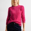 Dames Cecil | Cecil Kabeltrui Cosy Coral 302547 15271