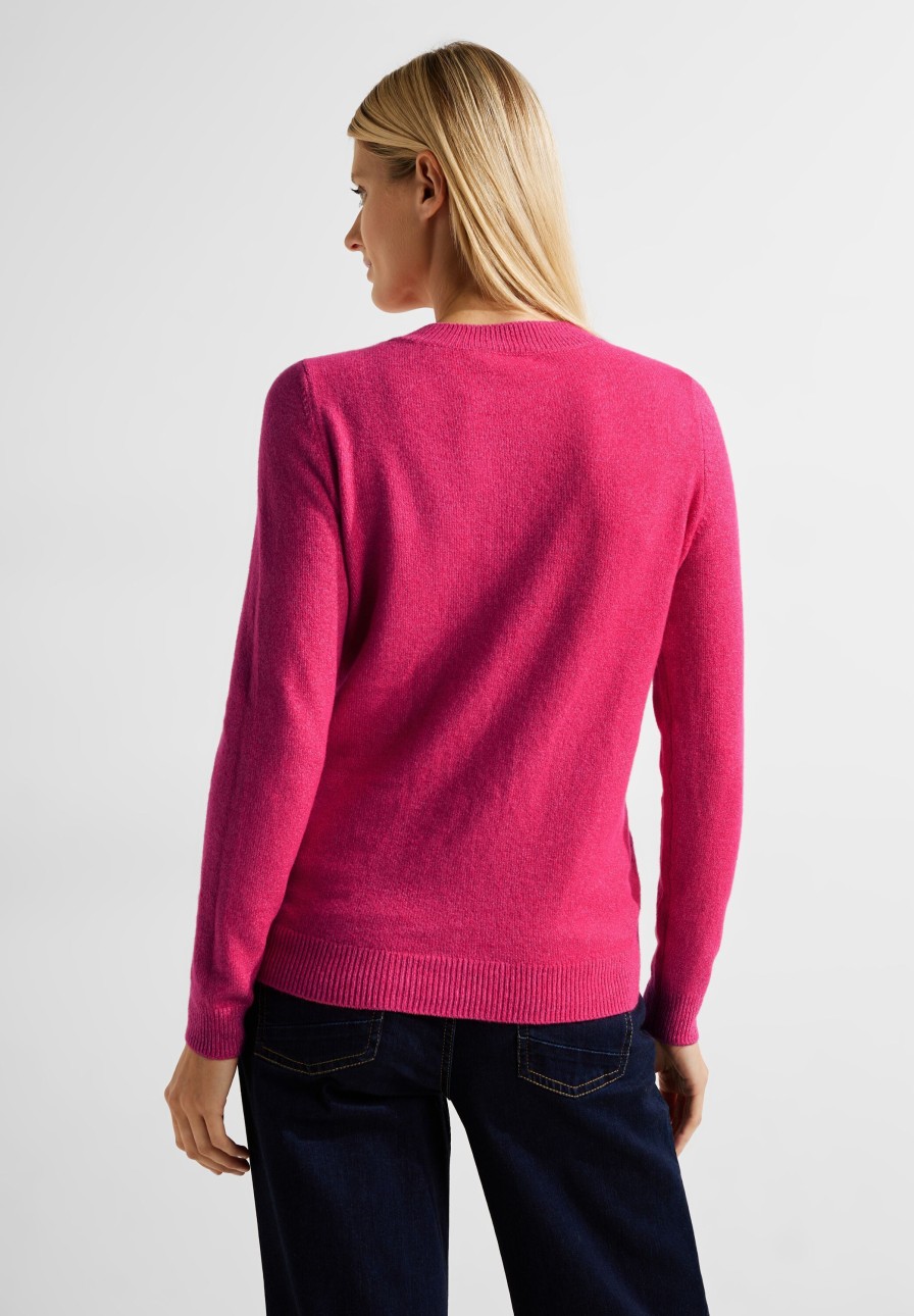 Dames Cecil | Cecil Kabeltrui Cosy Coral 302547 15271