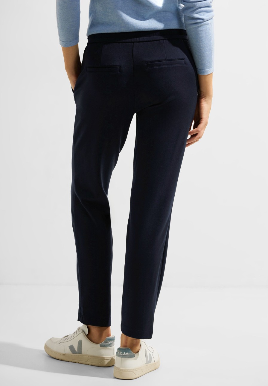 Dames Cecil | Cecil Jersey Broek Tracey Night Sky 376835 14077