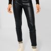 Dames Cecil | Cecil Vegan Leather Broek Zwart 374618 10001
