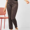 Dames Street One | Street One Suedine Tregging Dark Mocca 374458 1332