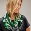 Dames Street One | Street One Ronde Print Sjaal Green 572209 35245