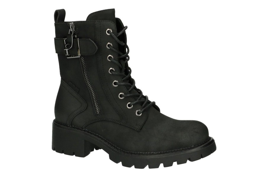 Dames Comforta | Super Cracks Boots Zwart 222512 01