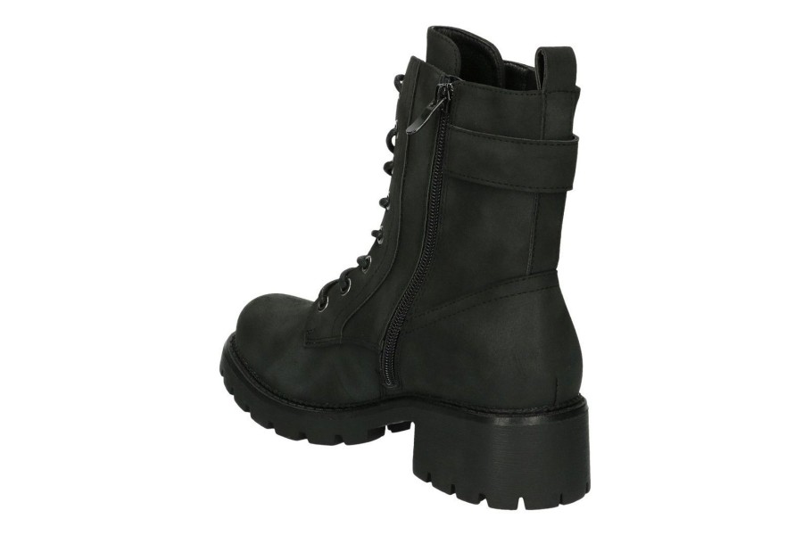 Dames Comforta | Super Cracks Boots Zwart 222512 01