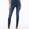 Dames Jacqueline de Yong | Jdy High Waist Push Up Denim Dark Blue 15266307