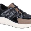 Dames Comforta | Super Cracks Sneaker Black 481515
