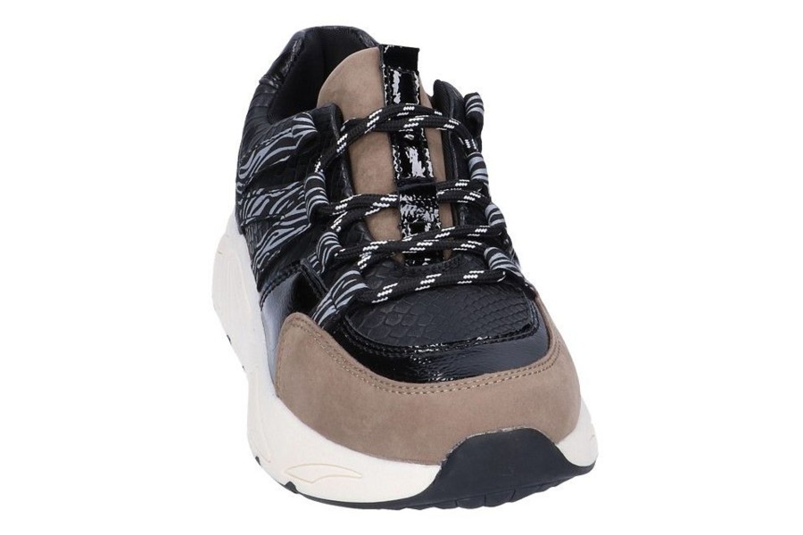 Dames Comforta | Super Cracks Sneaker Black 481515