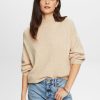 Dames Esprit | Esprit Wollen Trui Sand 993Ee1I328 289