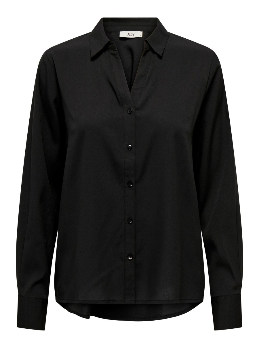 Dames Jacqueline de Yong | Jdy Blouse Met Kraag Black 15277285