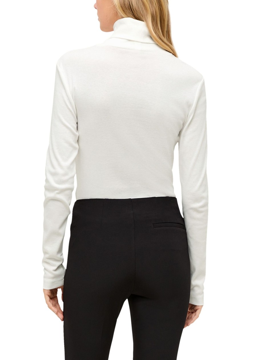 Dames S.Oliver | Qs By S. Oliver Shirt Col Off White 2133440 0200