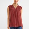 Dames Street One | Street One Blouse Top Foxy Red 343959 14914
