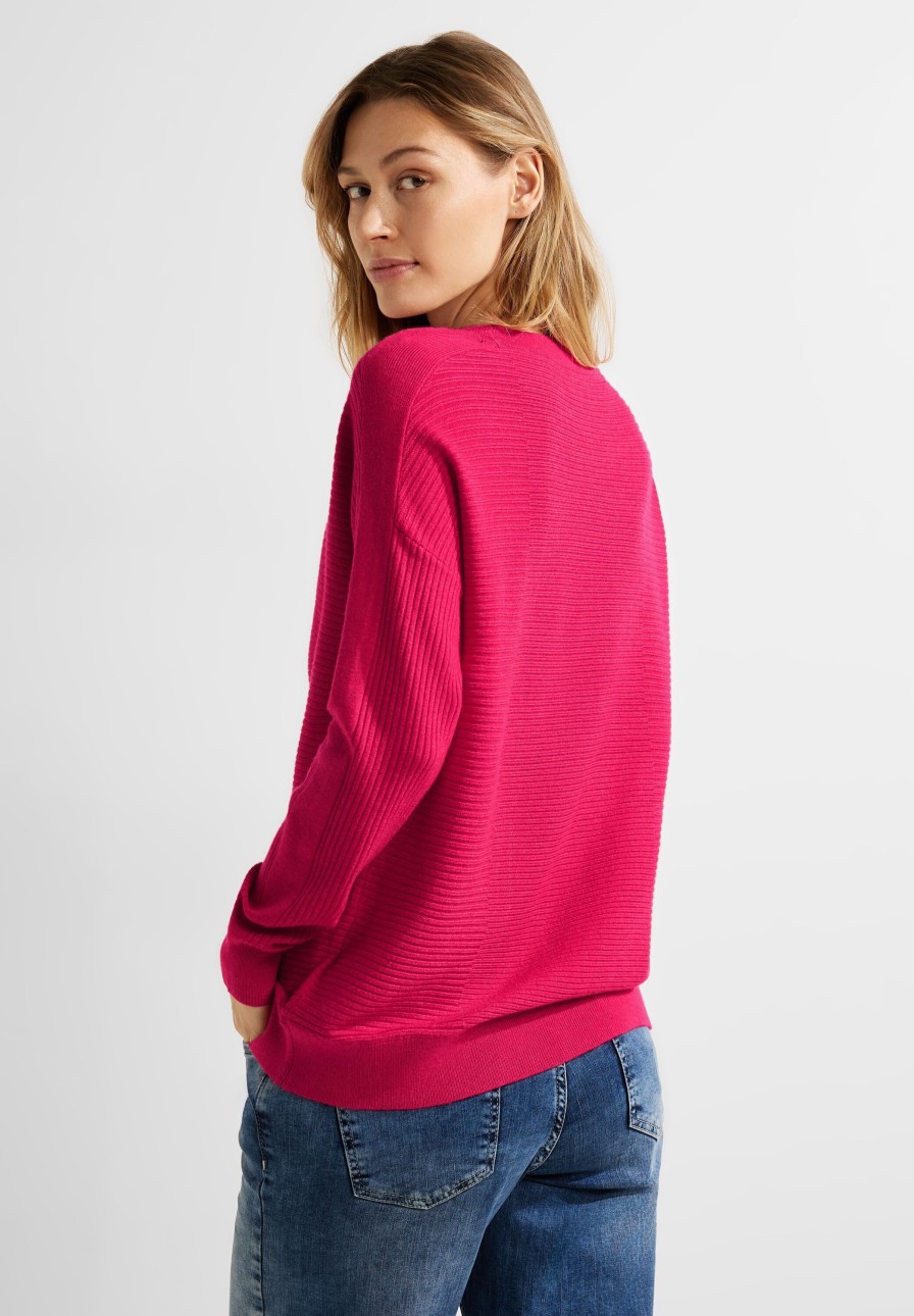 Dames Cecil | Cecil Cosy Trui Coral Melange 302446 15271