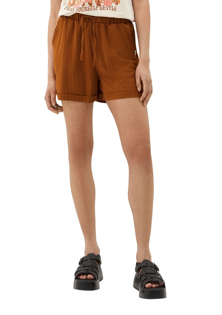 Dames S.Oliver | Qs Short Brown 2134646 8753