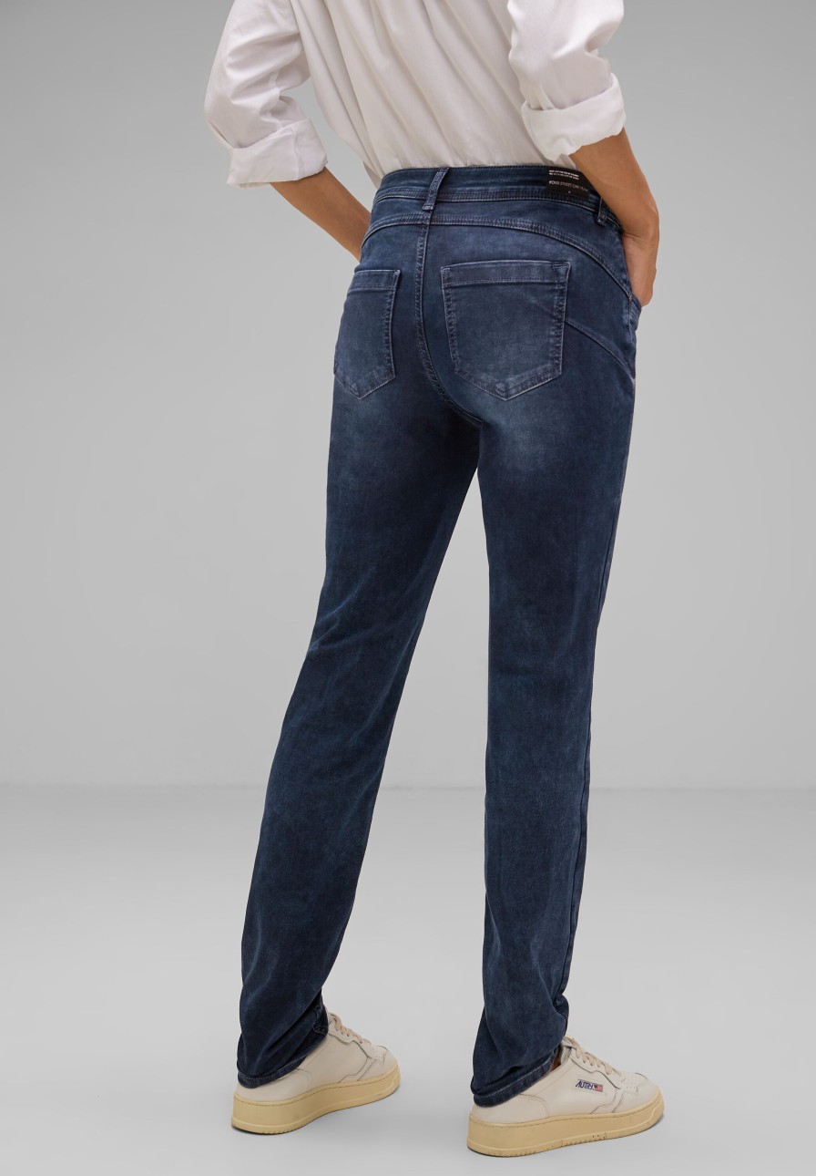 Dames Street One | Street One York Denim Deep Navy 376846 15414