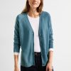 Dames Cecil | Cecil Knopen Vest Adriatic Blue 253653 14931