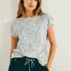 Dames Cecil | Cecil Stippen Shirt Milky Beige 320331 25349
