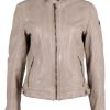 Dames Mauritius | Gipsy Leren Jack Jollie M0014993 Silvergrey