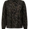 Dames Jacqueline de Yong | Jdy Print Blouse Black Olive 15290219