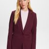 Dames Esprit | Esprit Blazer Aubergine 992Eo1G319 515