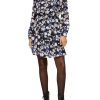 Dames S.Oliver | Qs By S. Oliver Print Jurk Black 2137463