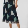 Dames Street One | Street One Plisse Rok Vintage Green 361340 33825