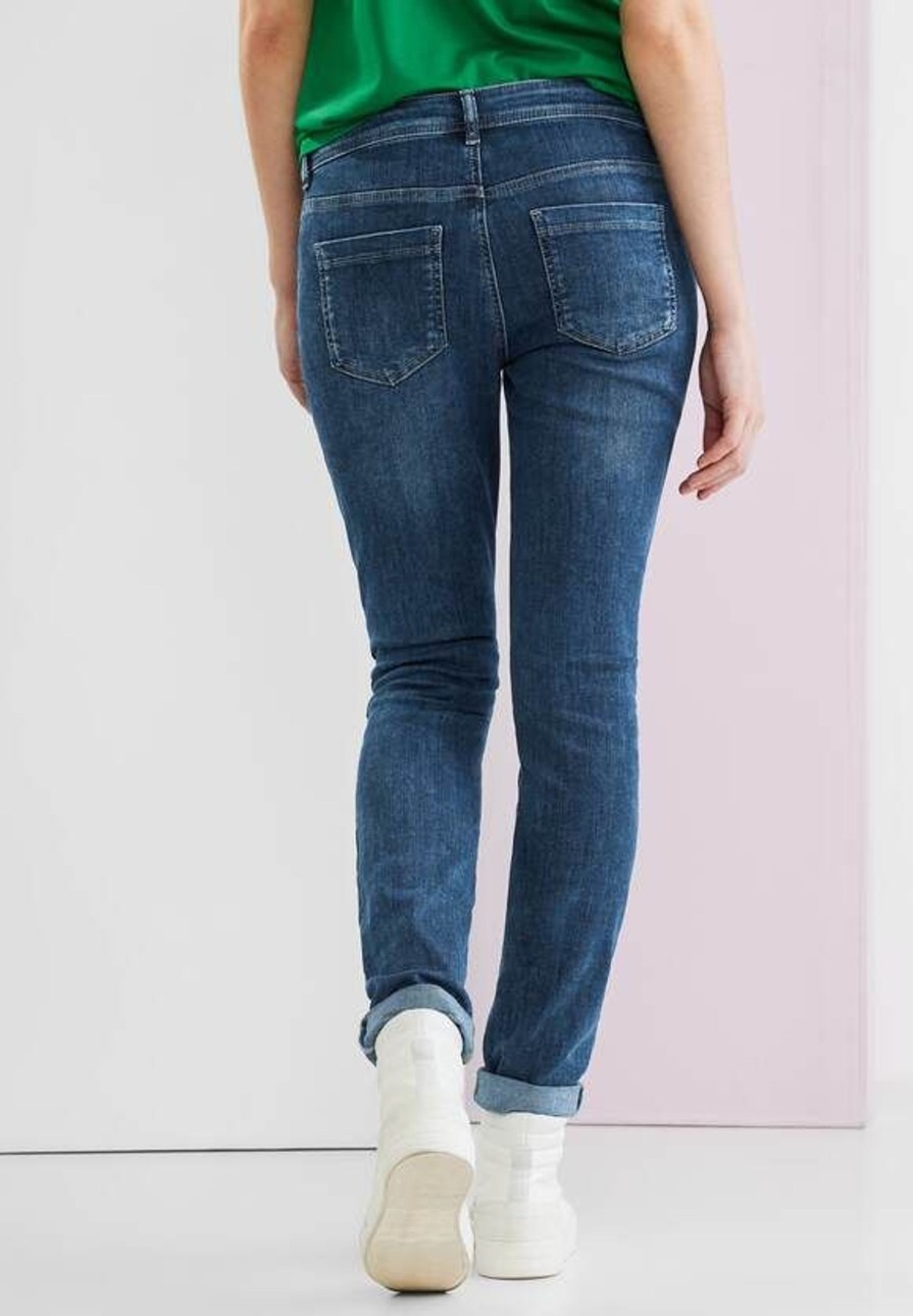 Dames Street One | Street One Denim Jane Deep Indigo 376060 14821