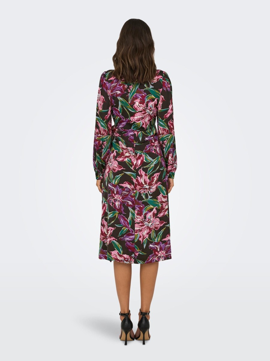 Dames Jacqueline de Yong | Jdy Wikkel Print Jurk Peat Multicolor 15306182