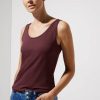 Dames Street One | Street One Basis Top Purple Brown 317511 15177
