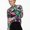 Dames Tramontana | Tramontana Print Blouse Multi Colour C02-10-401