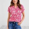Dames Cecil | Cecil Print Shirt Strawberry Red 319633 24472