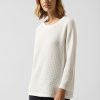 Dames Street One | Street One Structuur Shirt Off White 320248 10108