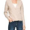 Dames S.Oliver | Qs Vest Met Knopen Sand Brown 2102143 82W0