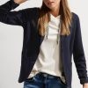 Dames Cecil | Cecil Sweatblazer Night Sky Blue 211960 14077