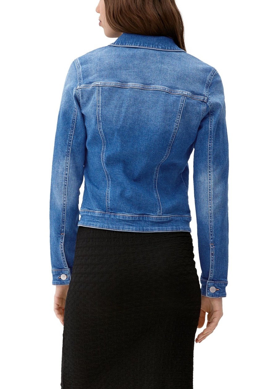 Dames S.Oliver | Qs Denim Jack Blue 2132801