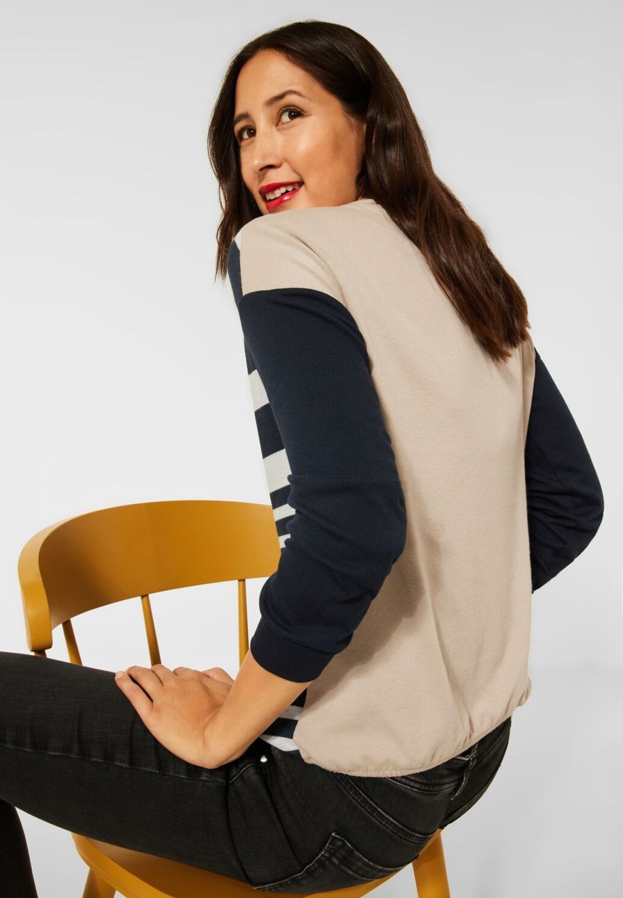 Dames Street One | Street One Street Trui Vintage Blue 316893 33325